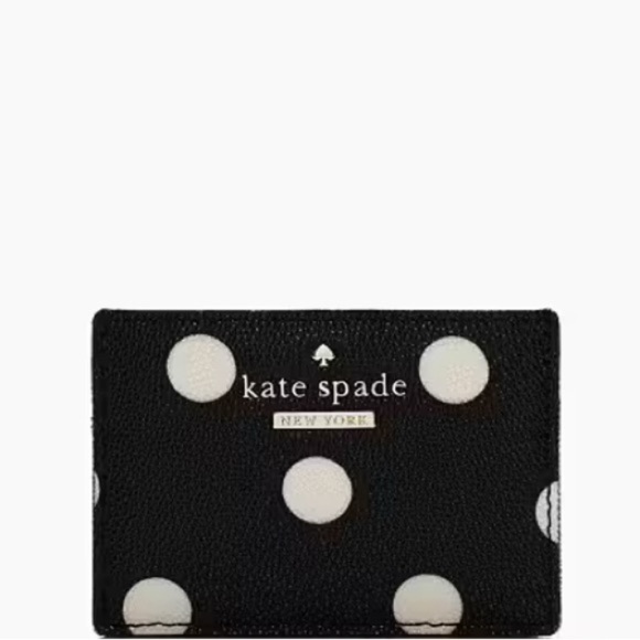 ♠️KATE SPADE♠️Cedar Street Dot Card Holder/EUC - Picture 1 of 7